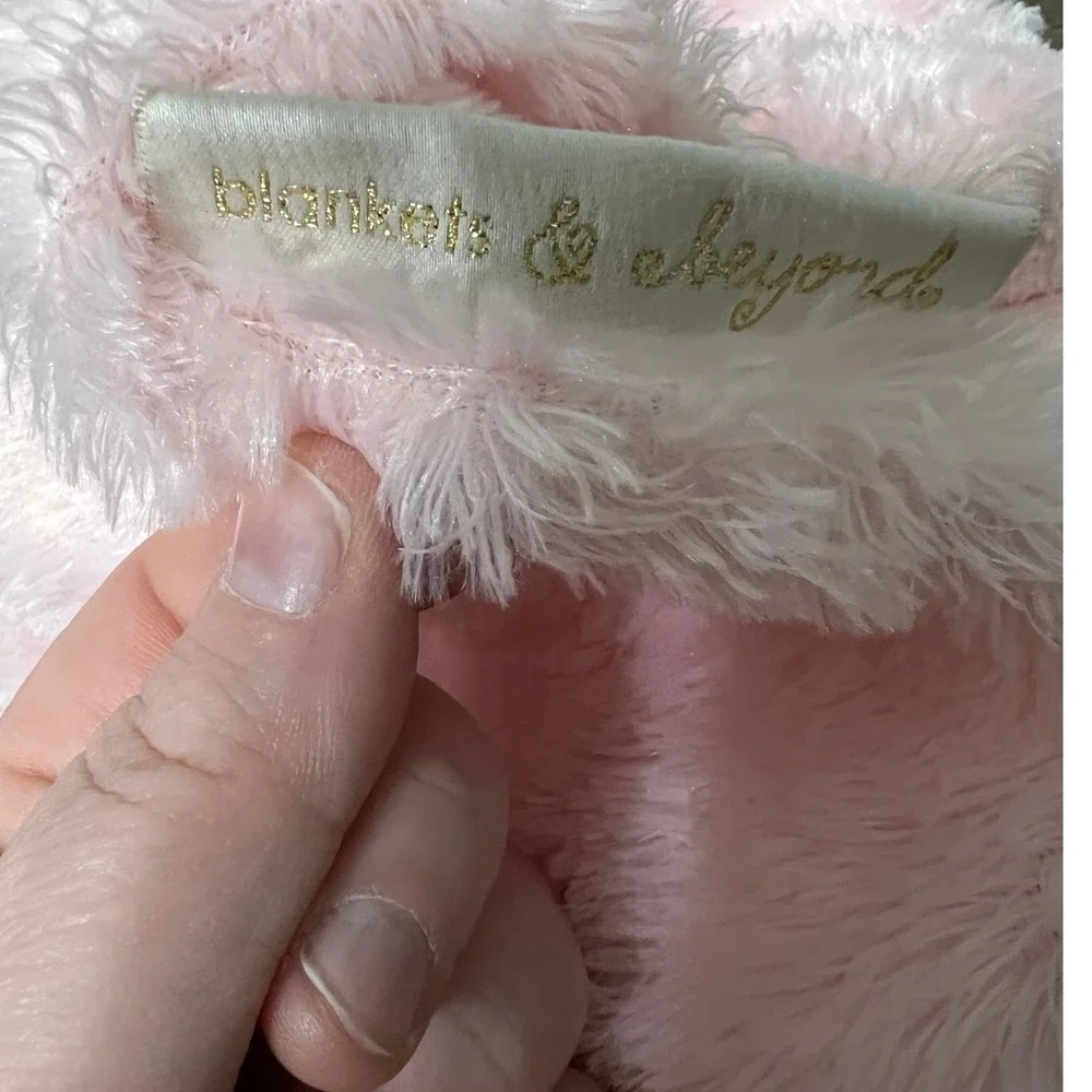 Blankets & Beyond‎ Pink Plush Bunny Pillow Pal Kids Stuffed Animal Toy